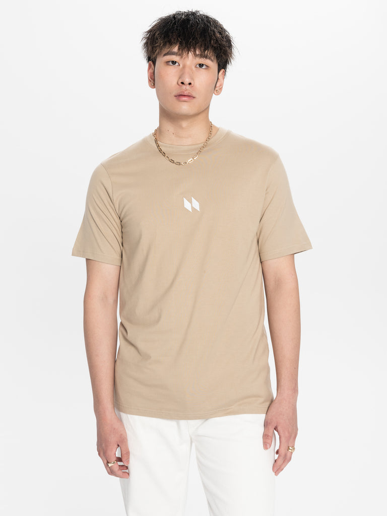 ESSENTIAL SHORT SLEEVE - SAND (6680508170412)