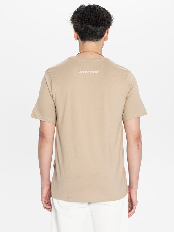 ESSENTIAL SHORT SLEEVE - SAND (6680508170412)