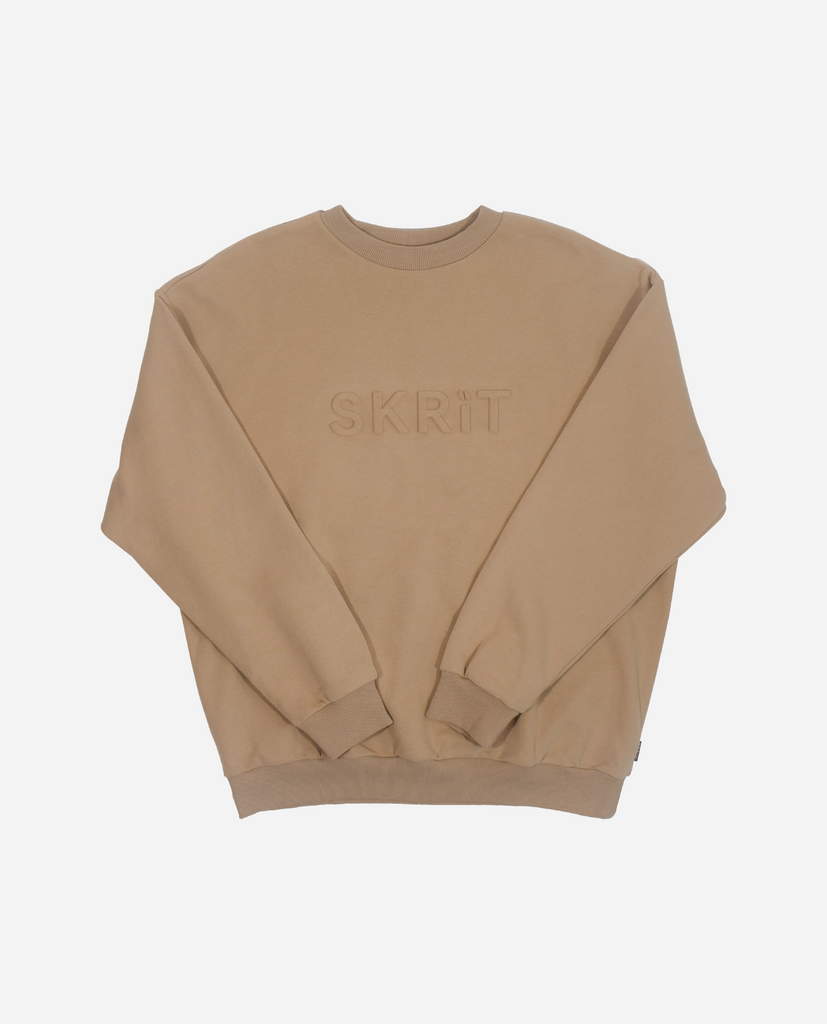 OVERSIZED CREW - SAND